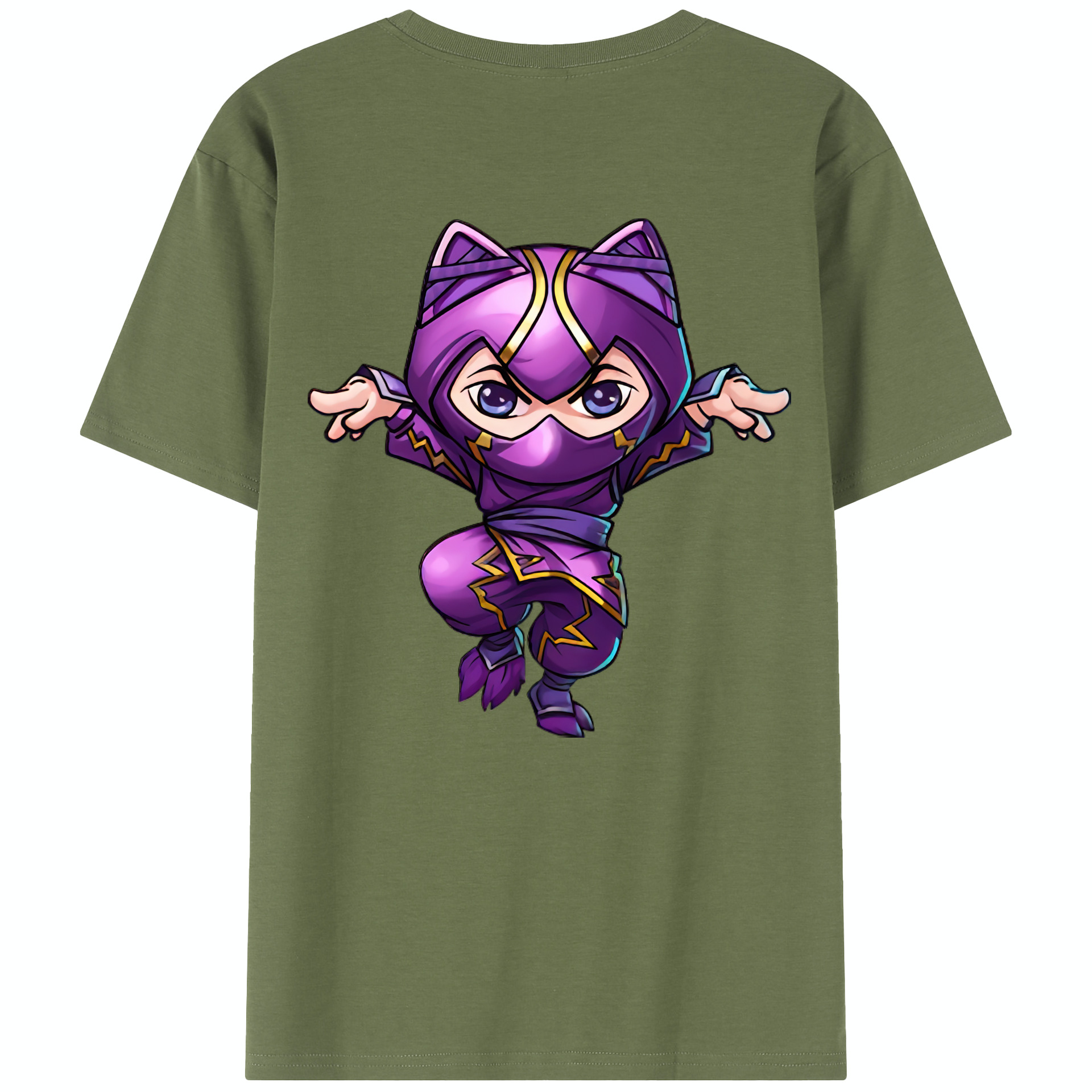 リーグ・オブ・レジェンド League of Legends LOL 綿100％半袖Tシャツ（背面プリント）